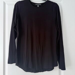 Saks Fifth Avenue black Long Sleeve Shirt